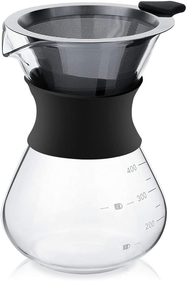 Caffettiera Pour Over Manuale con Caraffa 400ml - immagine 1