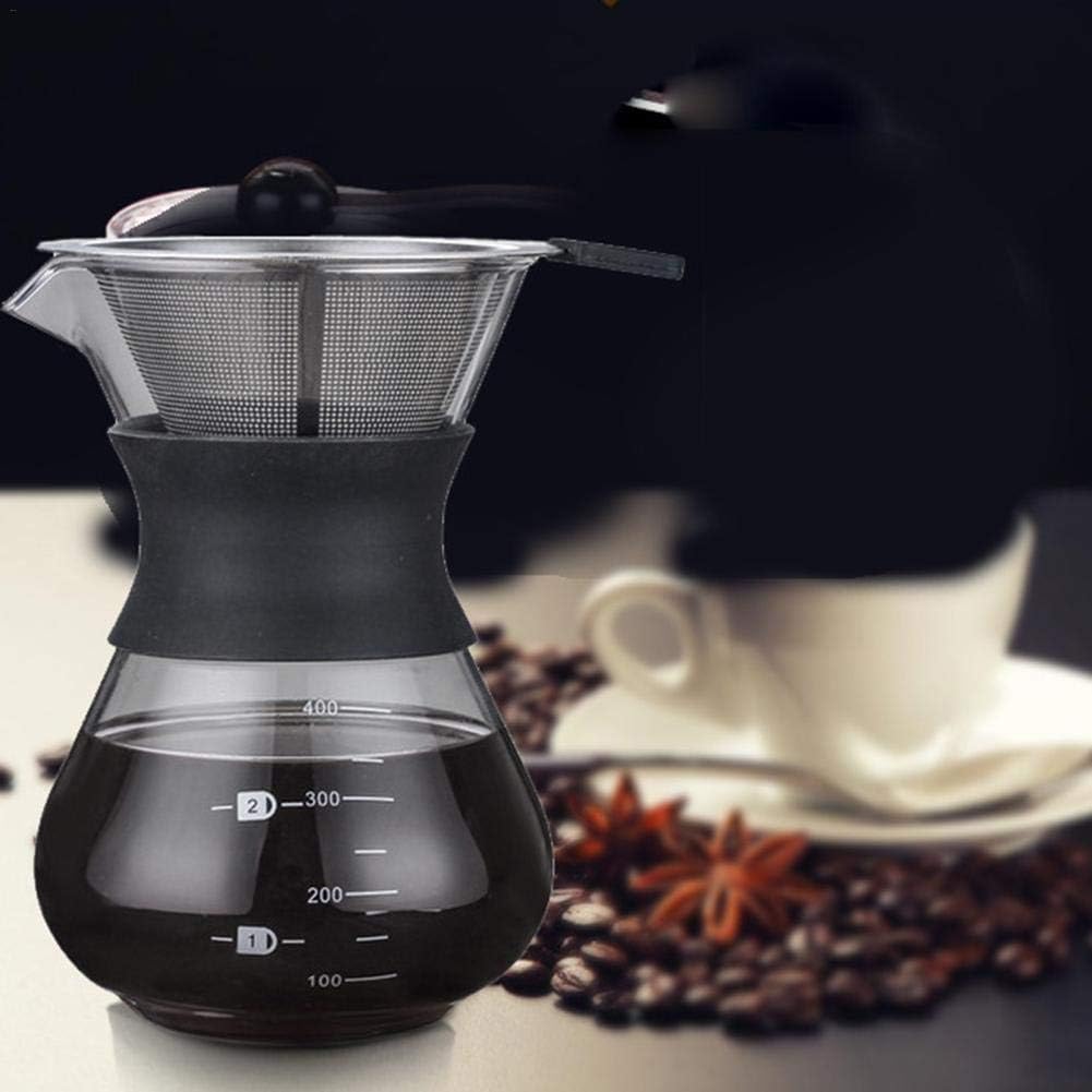 Caffettiera Pour Over Manuale con Caraffa 400ml - immagine 7