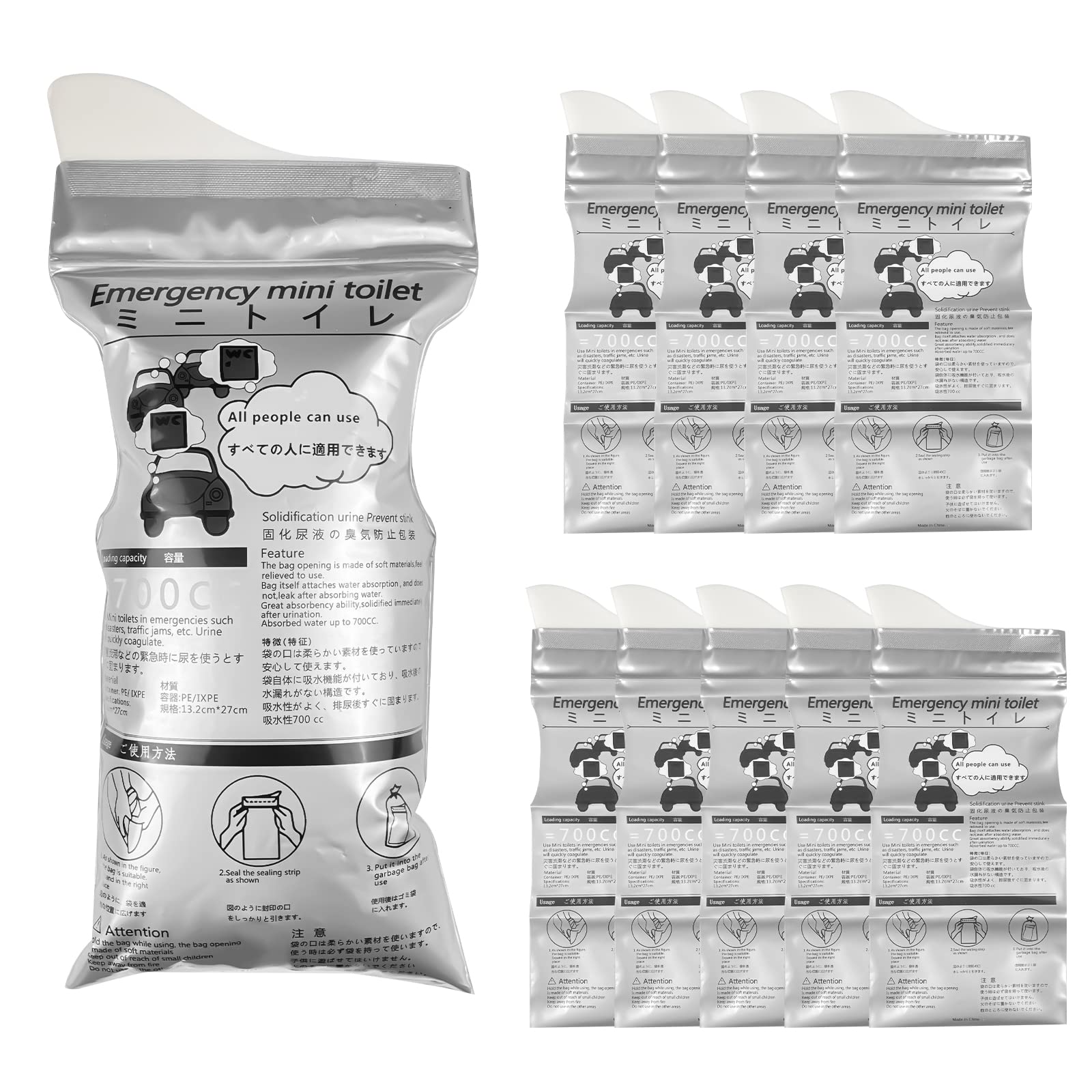 Fousenuk Sacco Urina Monouso 750ml 10 Pezzi