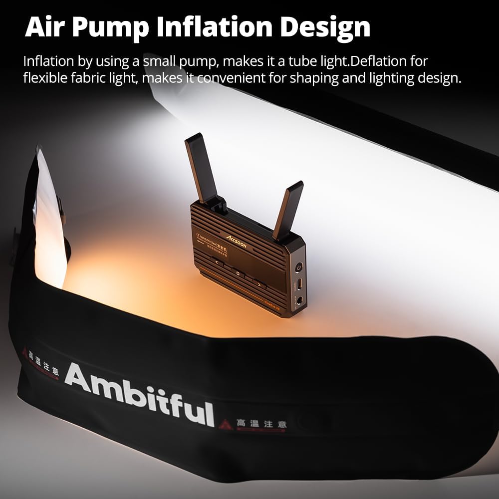 Ambitful GC12 - Luce LED Palmare BI-Color 2700K-6500K - immagine 2