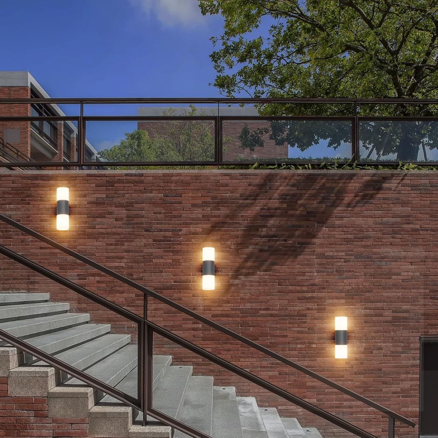 Klighten 2 Applique da Parete E27 Esterno/Interno, Antracite - immagine 6