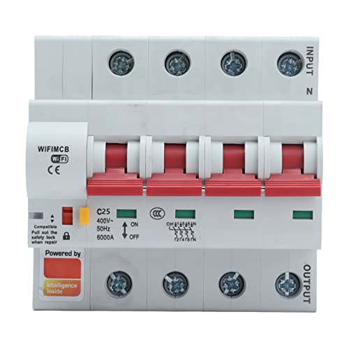 Interruttore Automatico WiFi Smart 4P AC 400V 25A