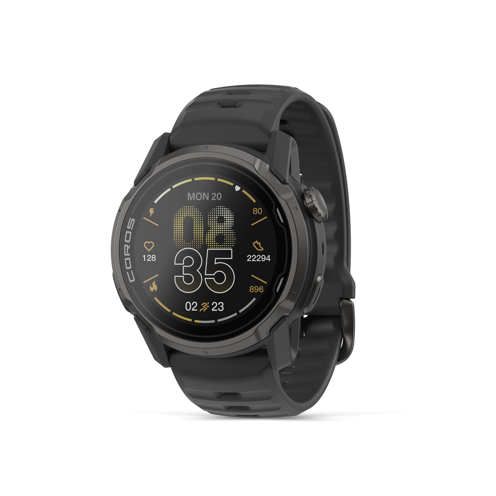 Coros APEX 4 (42 mm) - Orologio GPS Touchscreen MIP, Nero
