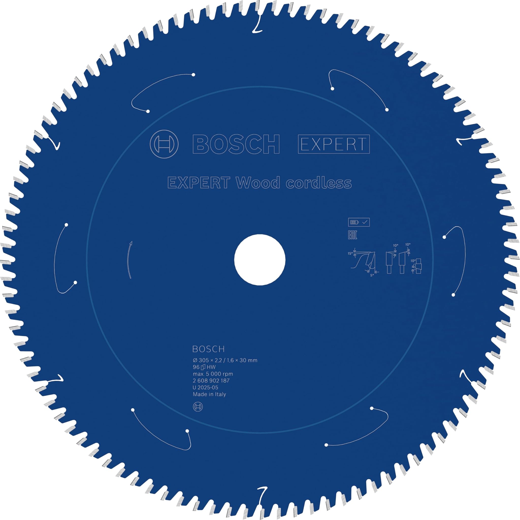 Bosch Lama per Sega Circolare EXPERT Wood Cordless