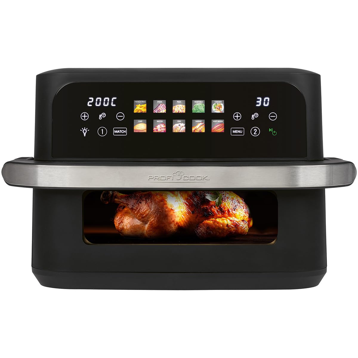 ProfiCook® XXL Airfryer 10L con Display Touch