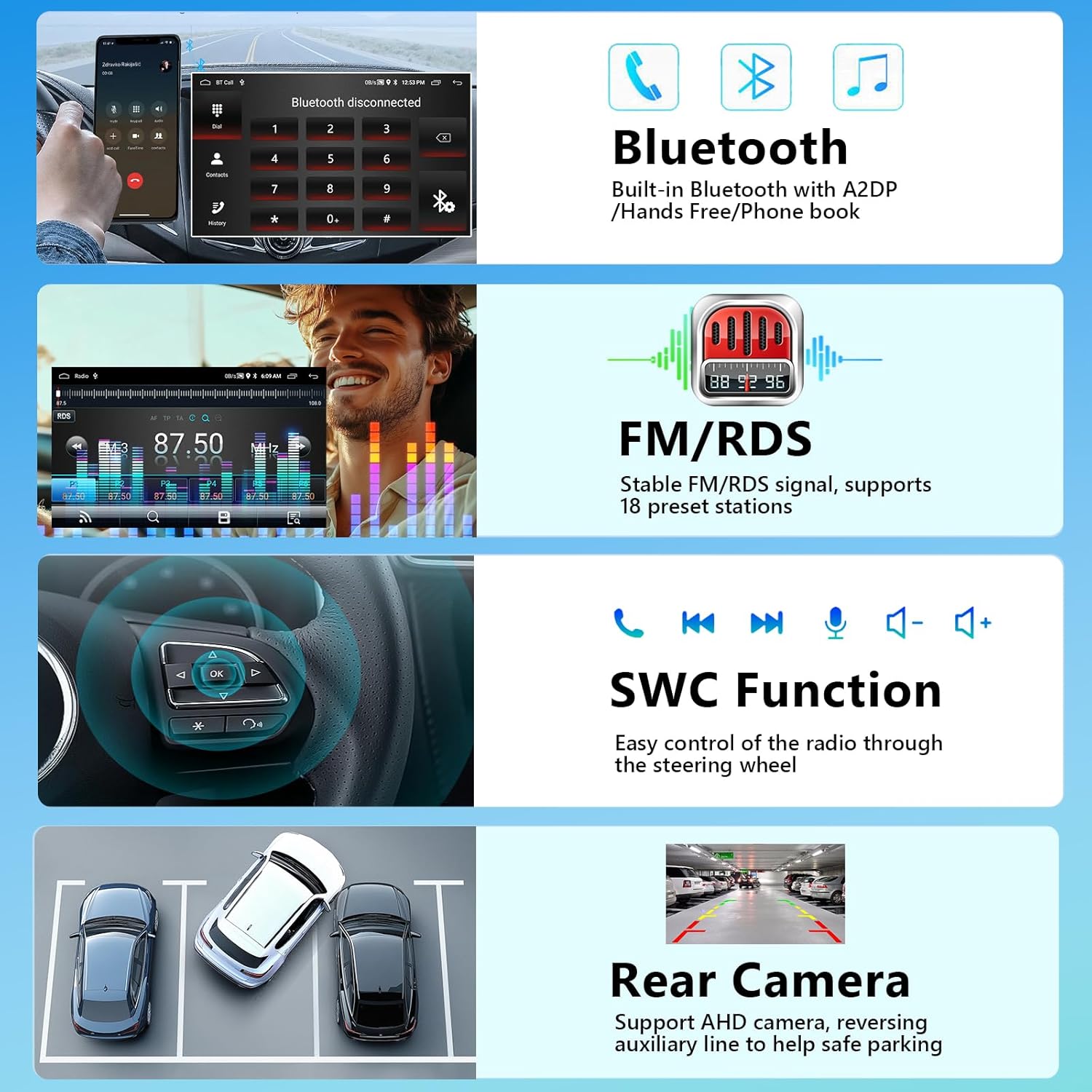 Motorsi Autoradio Carplay per Fiat Panda (2013-2020) - immagine 6