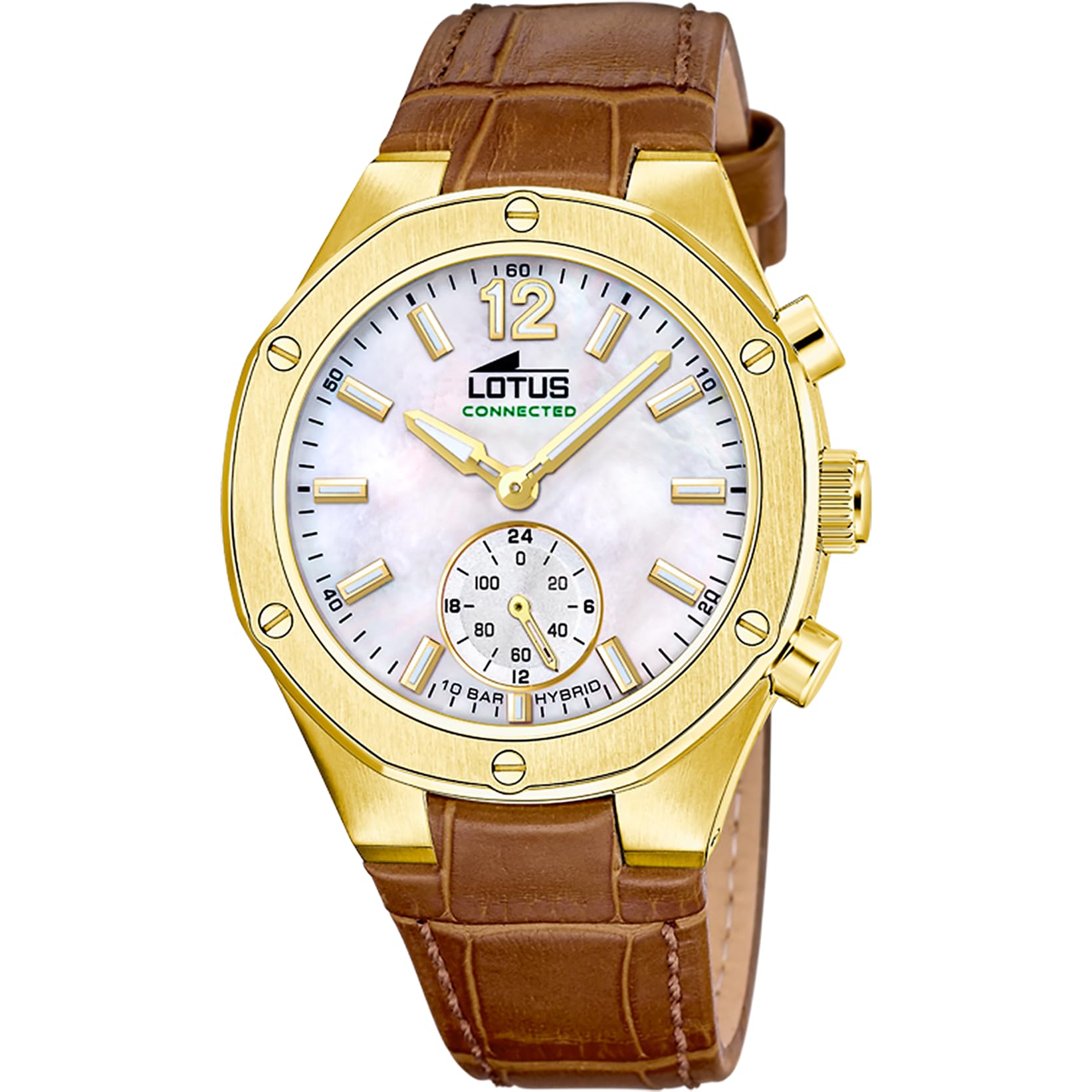 LOTUS Orologio Smart Ibrido Donna 18973/1 - Pelle Marrone