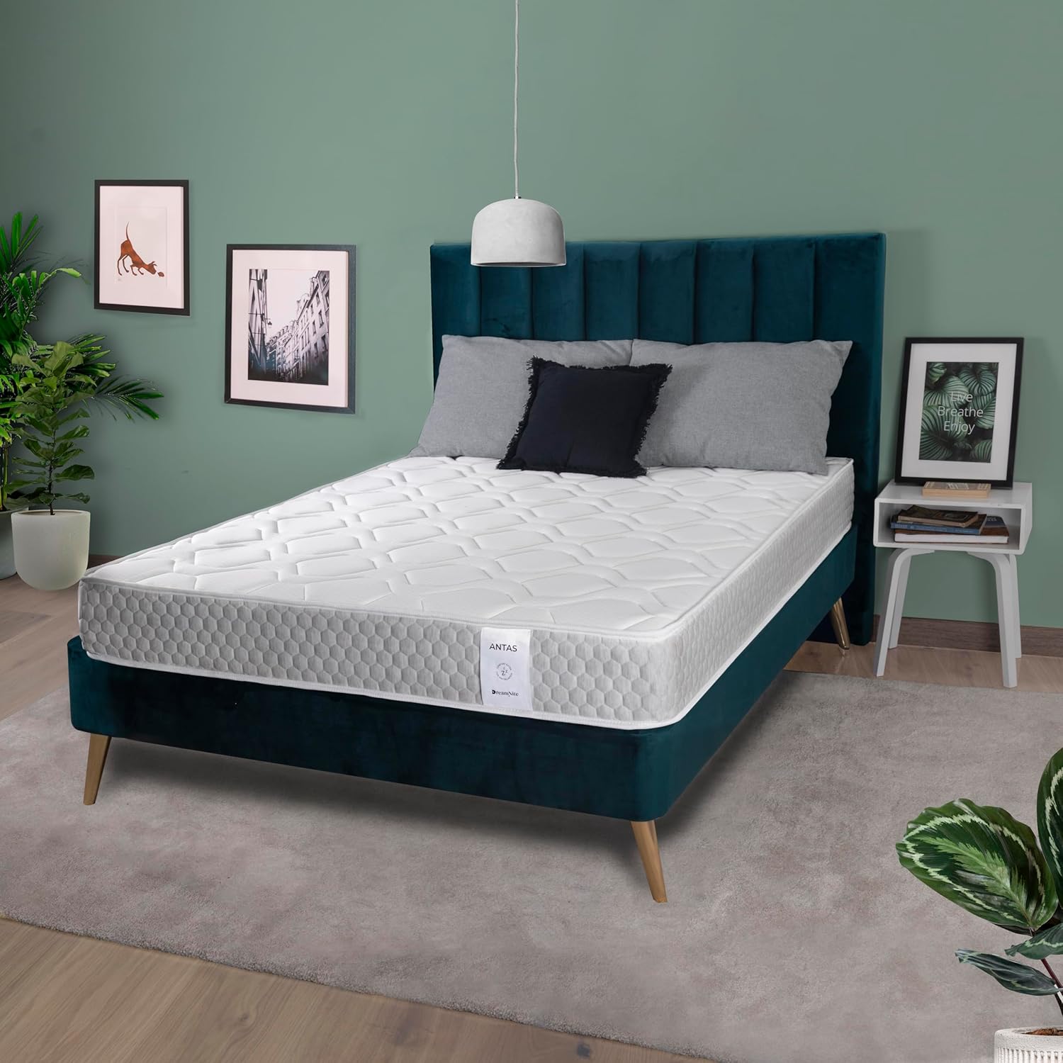 Materasso Antas 80x200 cm Viscoelastico Reversibile - immagine 2