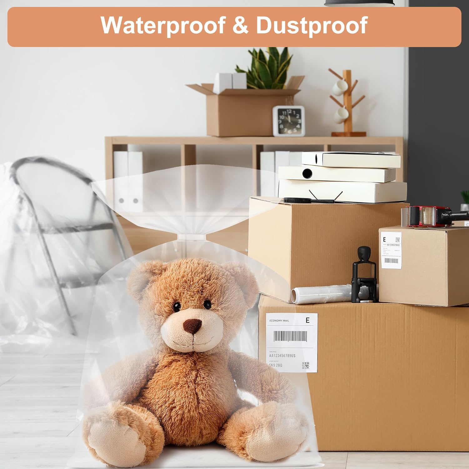 Hejo Sacchetti Plastica Trasparenti Extra Grandi (4 Pezzi) - immagine 6