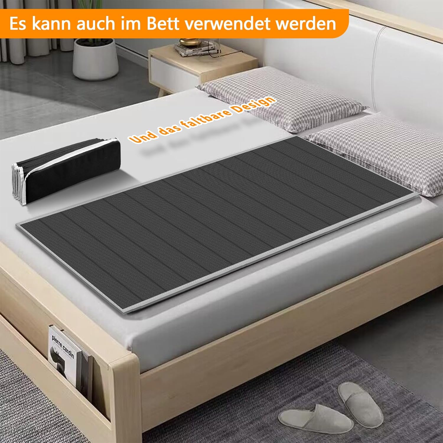 Veronly Cuscino Supporto Divano 167.5x43cm, Nero - immagine 2