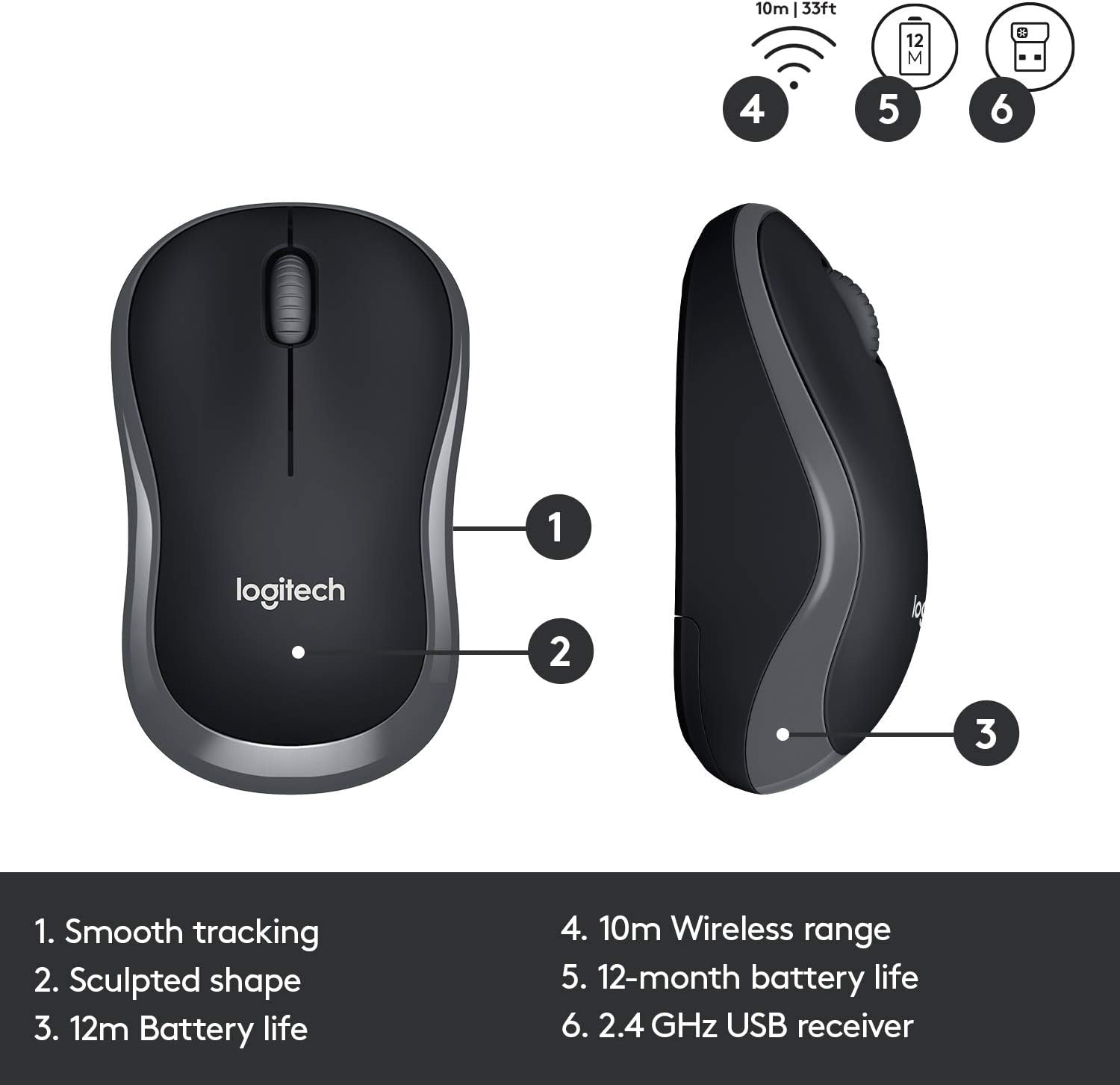 Logitech MK330 Kit Tastiera e Mouse, Layout Scandinavo Qwerty - immagine 7