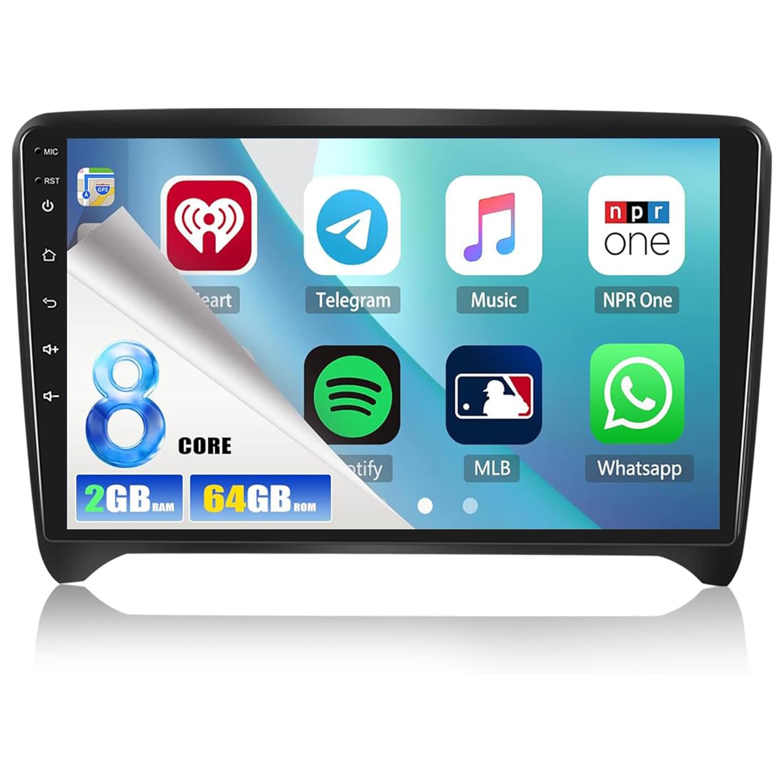 Camecho Autoradio Android 13 9" per Audi TT 8J MK2 (2008-2014)