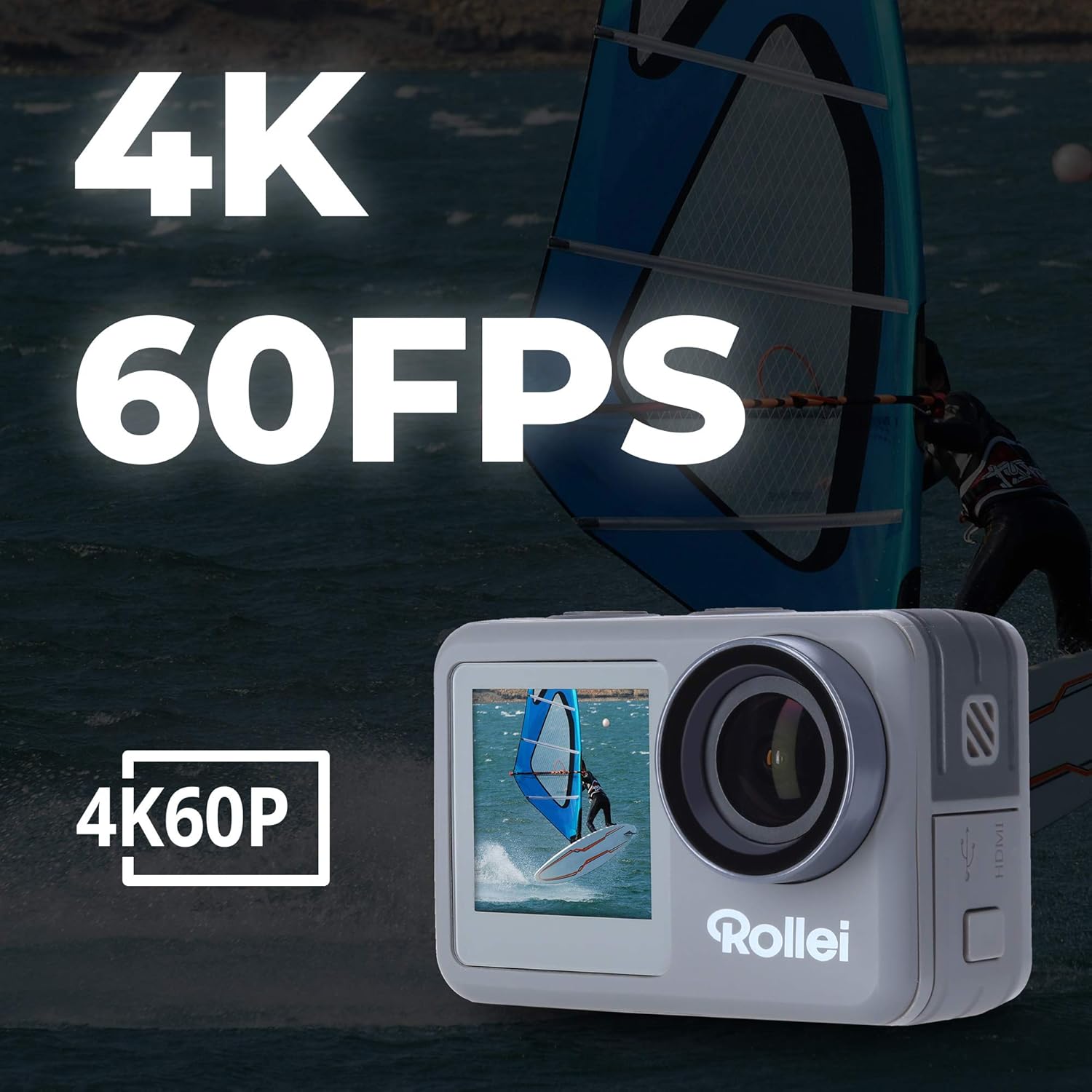 Rollei Action Cam 9s Plus - Fotocamera Subacquea 4K - immagine 2