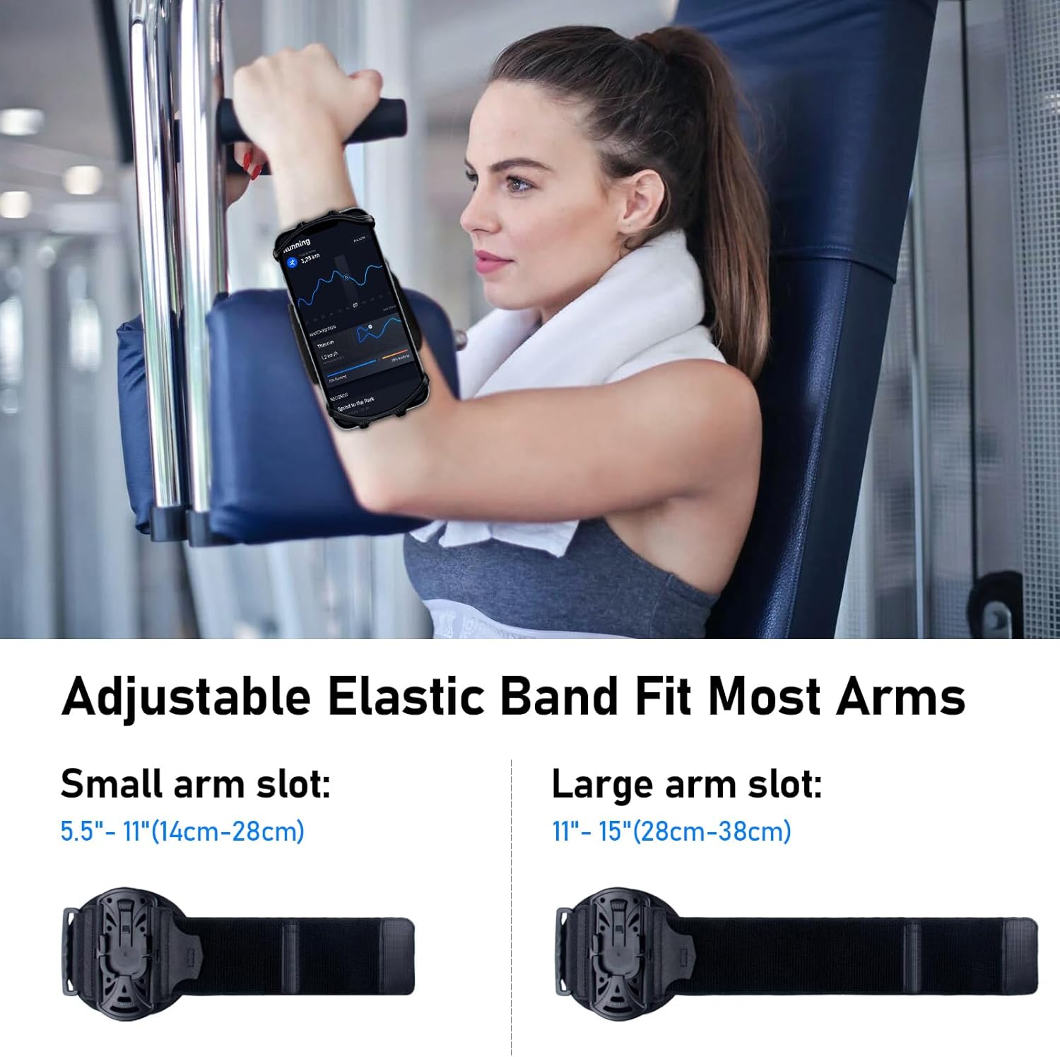 Hlomom Porta Cellulare Braccio Staccabile 360° - immagine 6