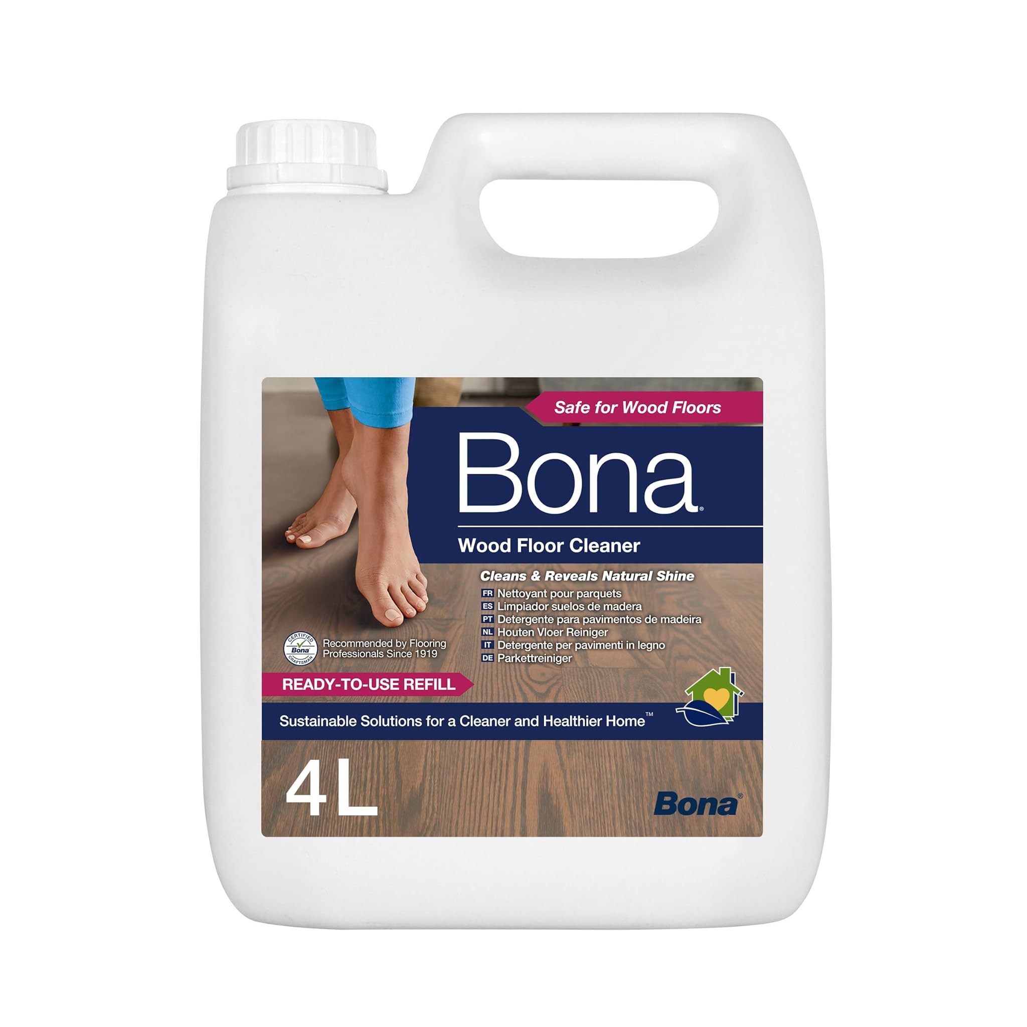 Bona Wood Floor Cleaner - Ricarica 4 Litri