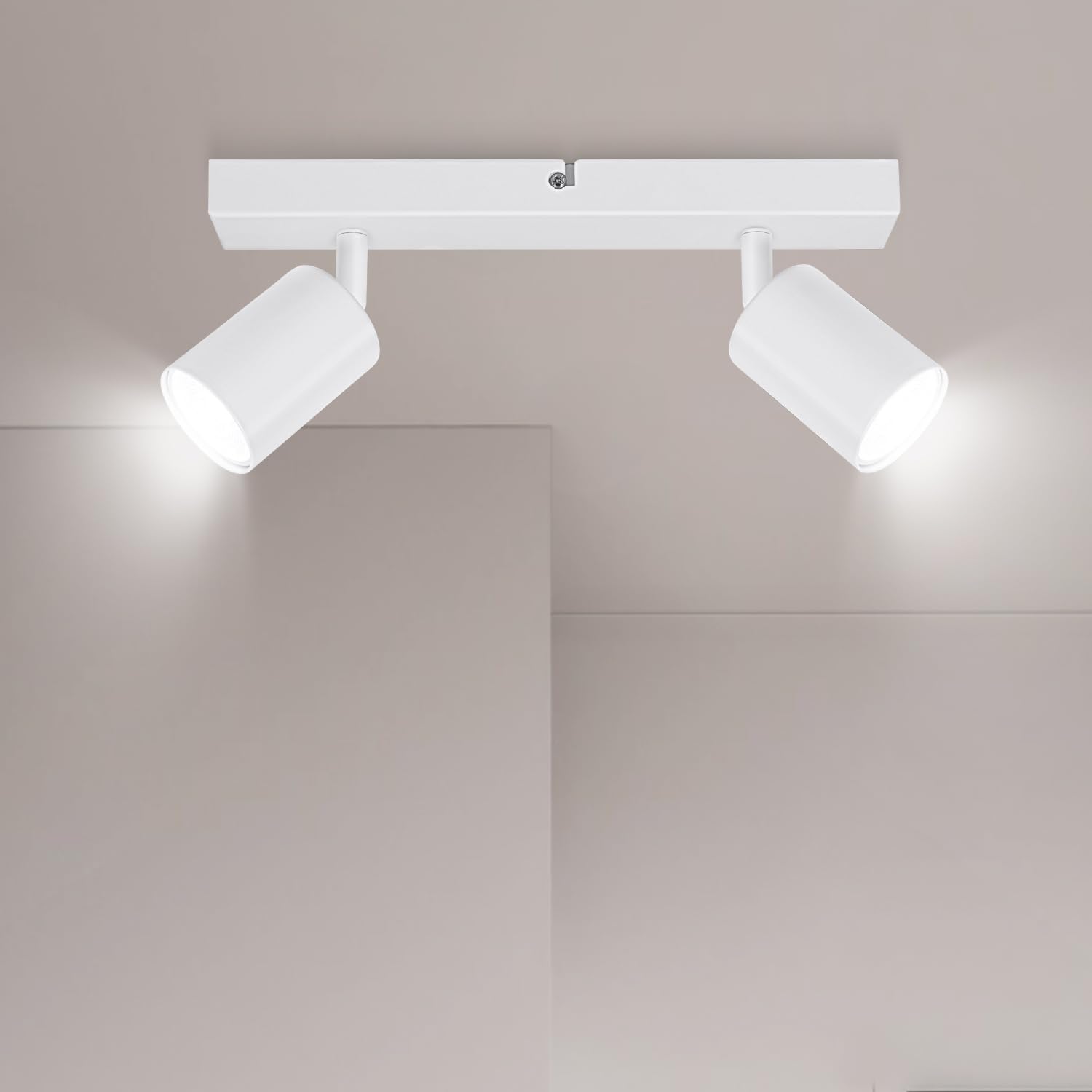 Ketom Lampada Faretti da Soffitto Orientabili GU10, Bianco