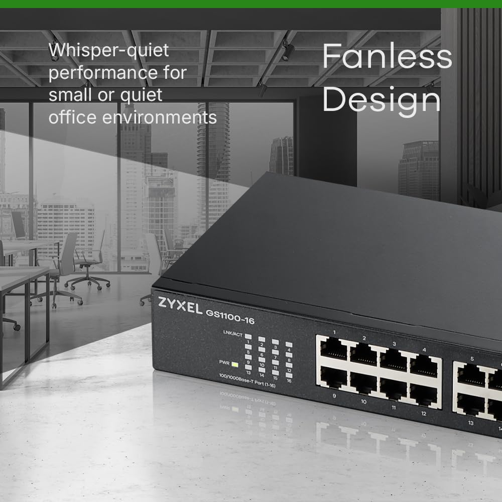 Zyxel Switch Unmanaged 16 Porte Gigabit - immagine 4