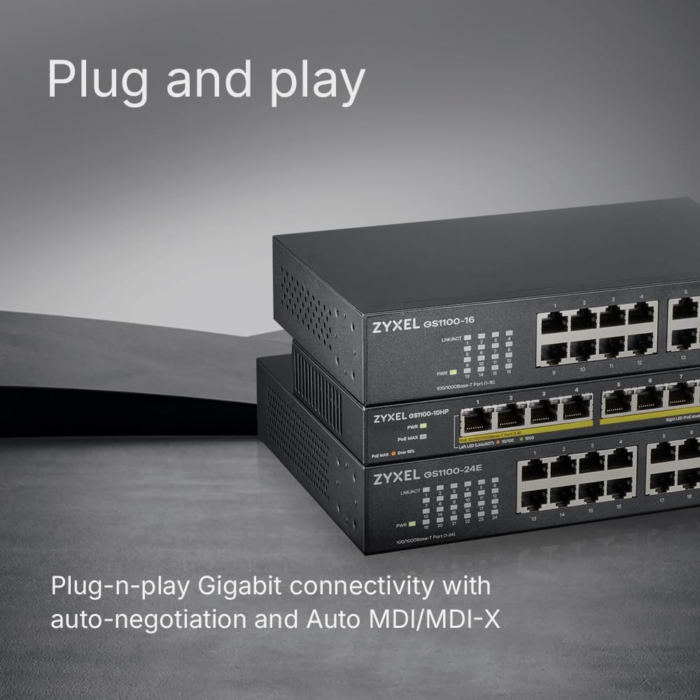 Zyxel Switch Unmanaged 16 Porte Gigabit - immagine 5