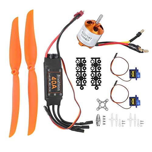 Dilwe Kit Alimentazione Aereo RC Motore Brushless 1100KV