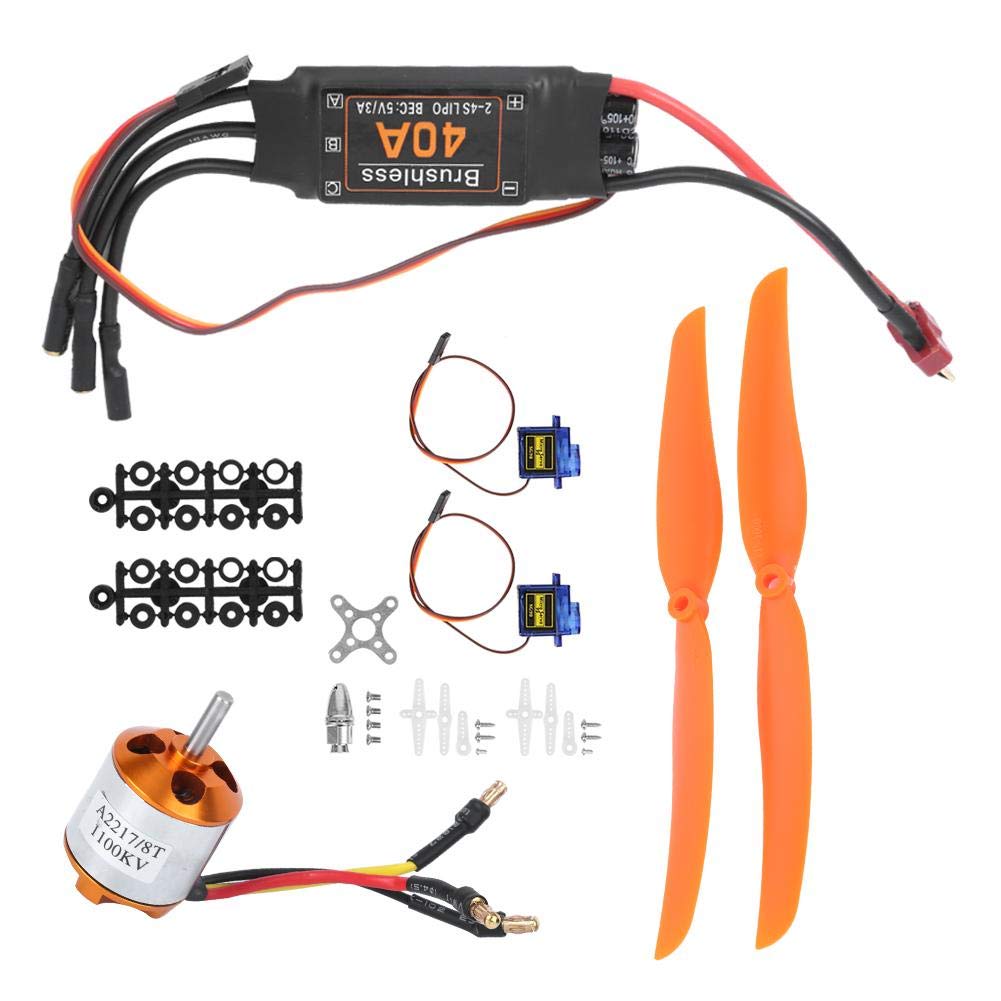 Dilwe Kit Alimentazione Aereo RC Motore Brushless 1100KV - immagine 5