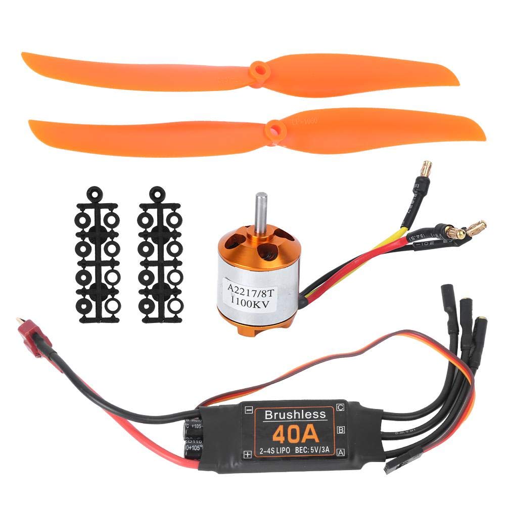 Dilwe Kit Alimentazione Aereo RC Motore Brushless 1100KV - immagine 7