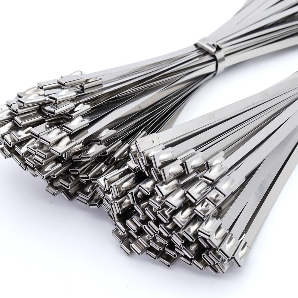 Mgctolbox Fascette Metalliche 400x4.6mm (500 Pezzi)