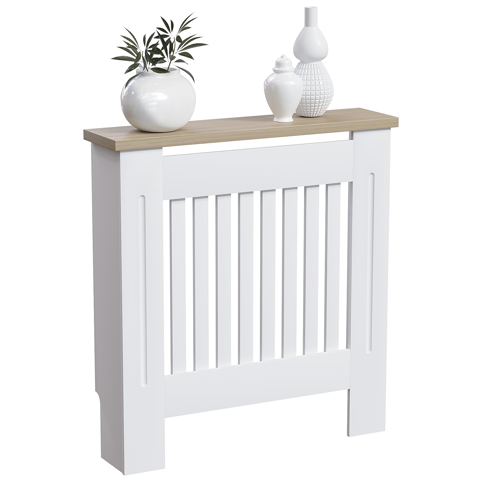 Vida Designs Arlington Copertura Termosifone MDF, Bianco