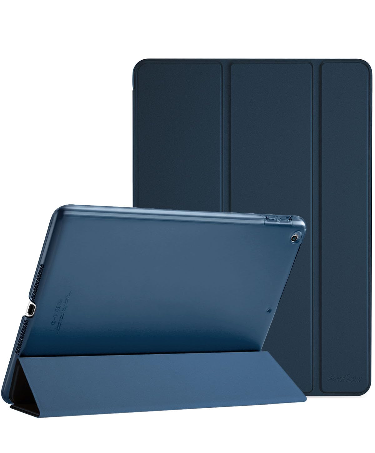 Procase Custodia per iPad 9.7 2018/2017 - Smart Cover Slim, Blu Marino