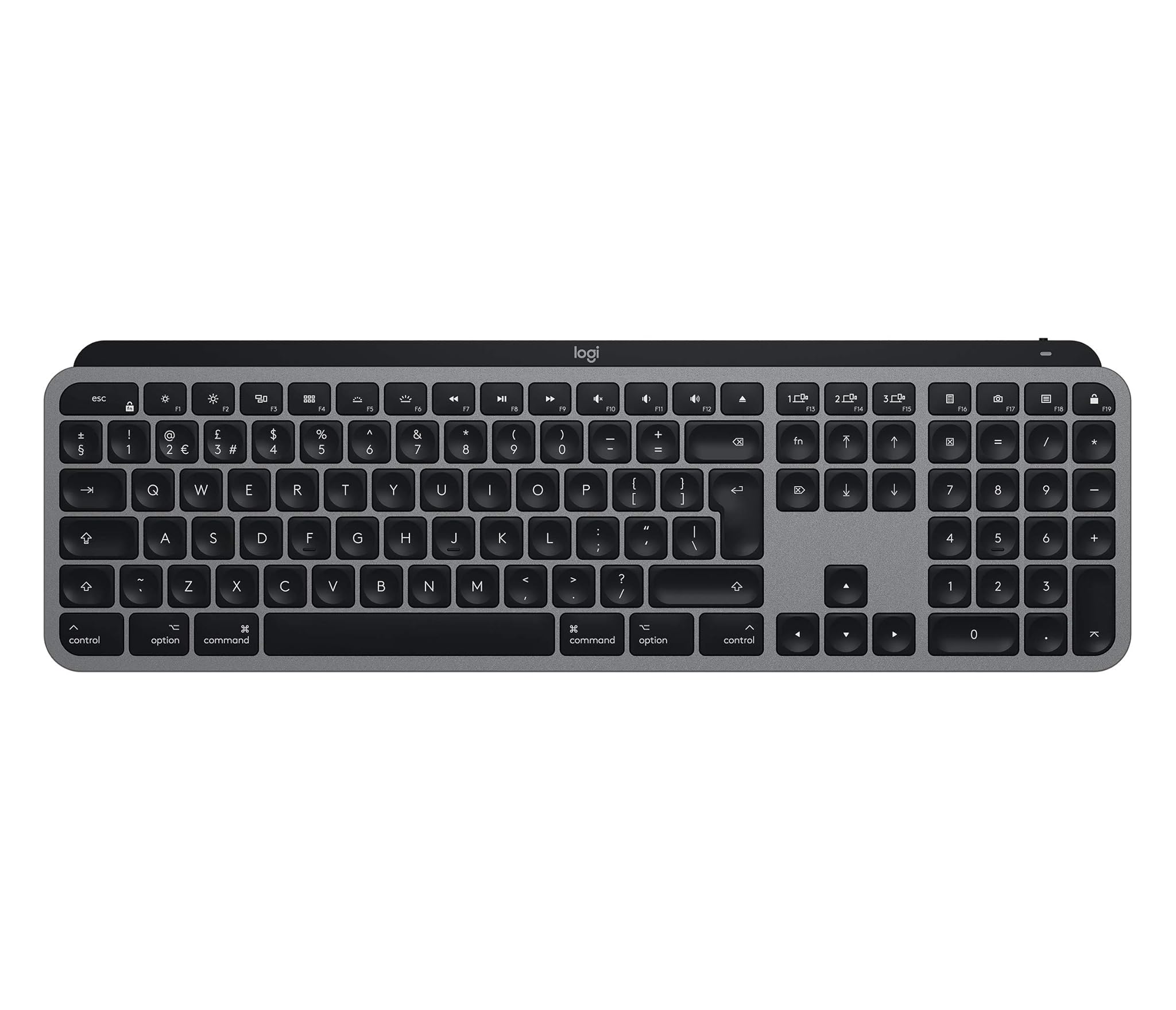 Logitech MXKeys Mac WirelessTastiera SPACEGREY PA