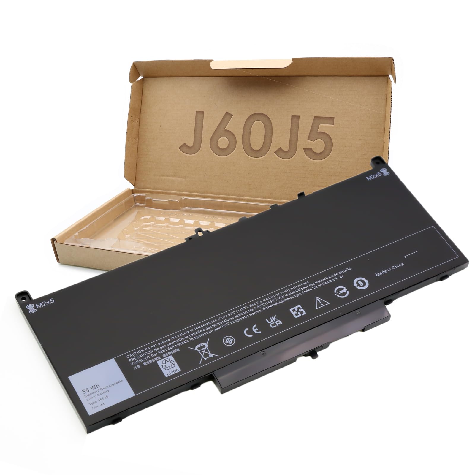 Blesys 55Wh J60J5 Batteria per Dell Latitude E7270/E7470