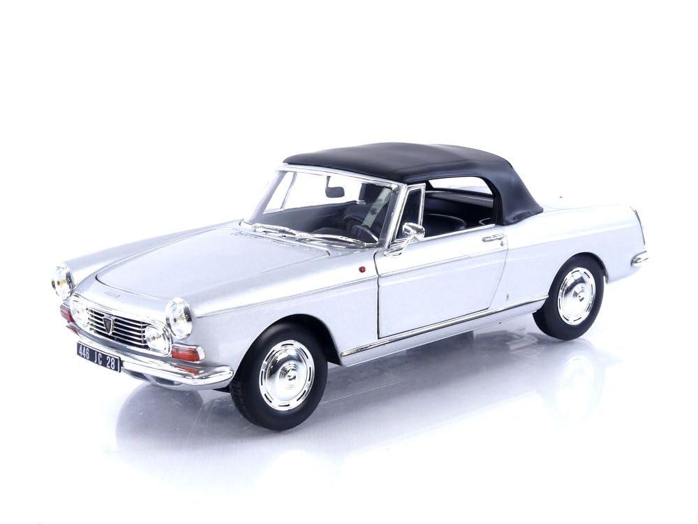 Norev 1:18 Peugeot 404 Cabriolet 1967 - Argento