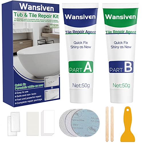 Wansiven Kit Riparazione Vasca da Bagno 100g