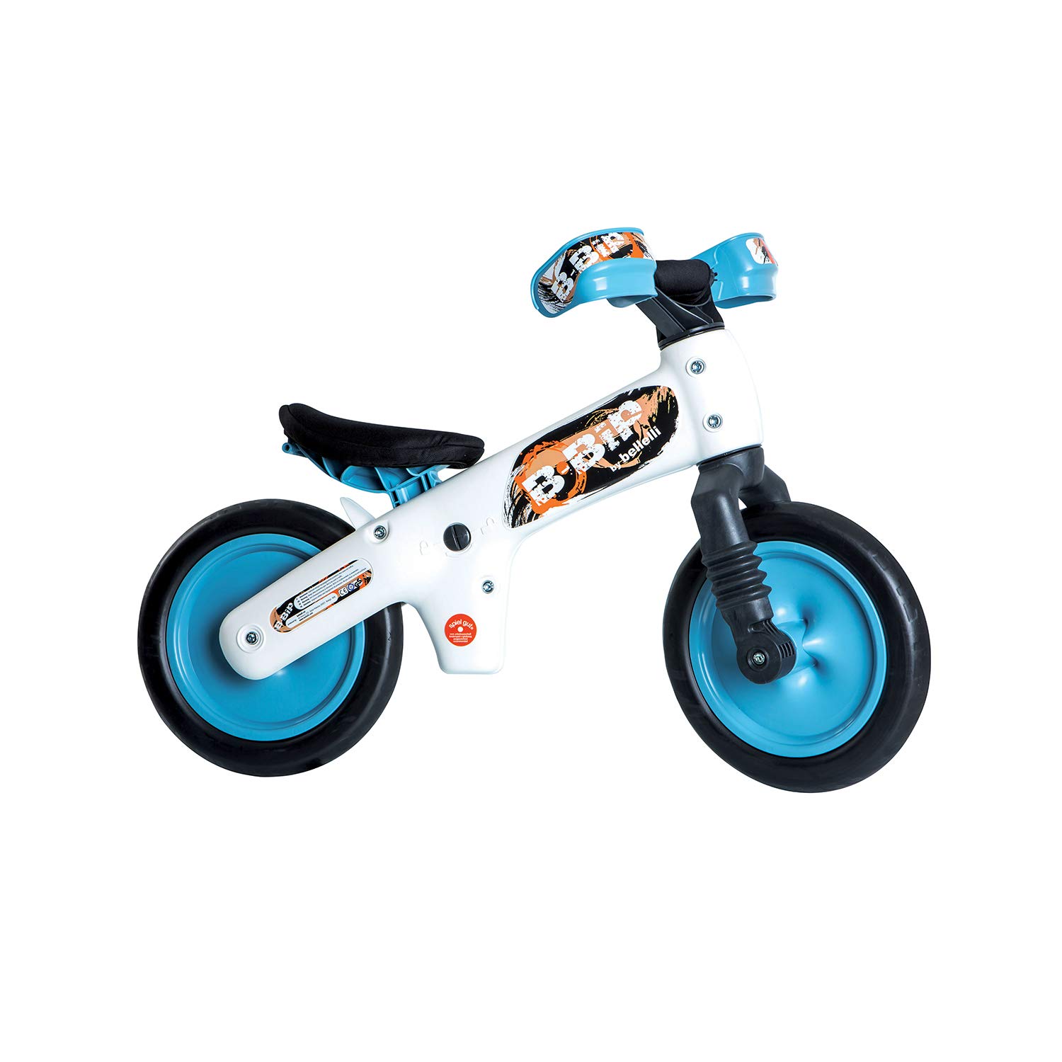 B Bellelli B-Bip - Bicicletta Senza Pedali Bianco e Blu