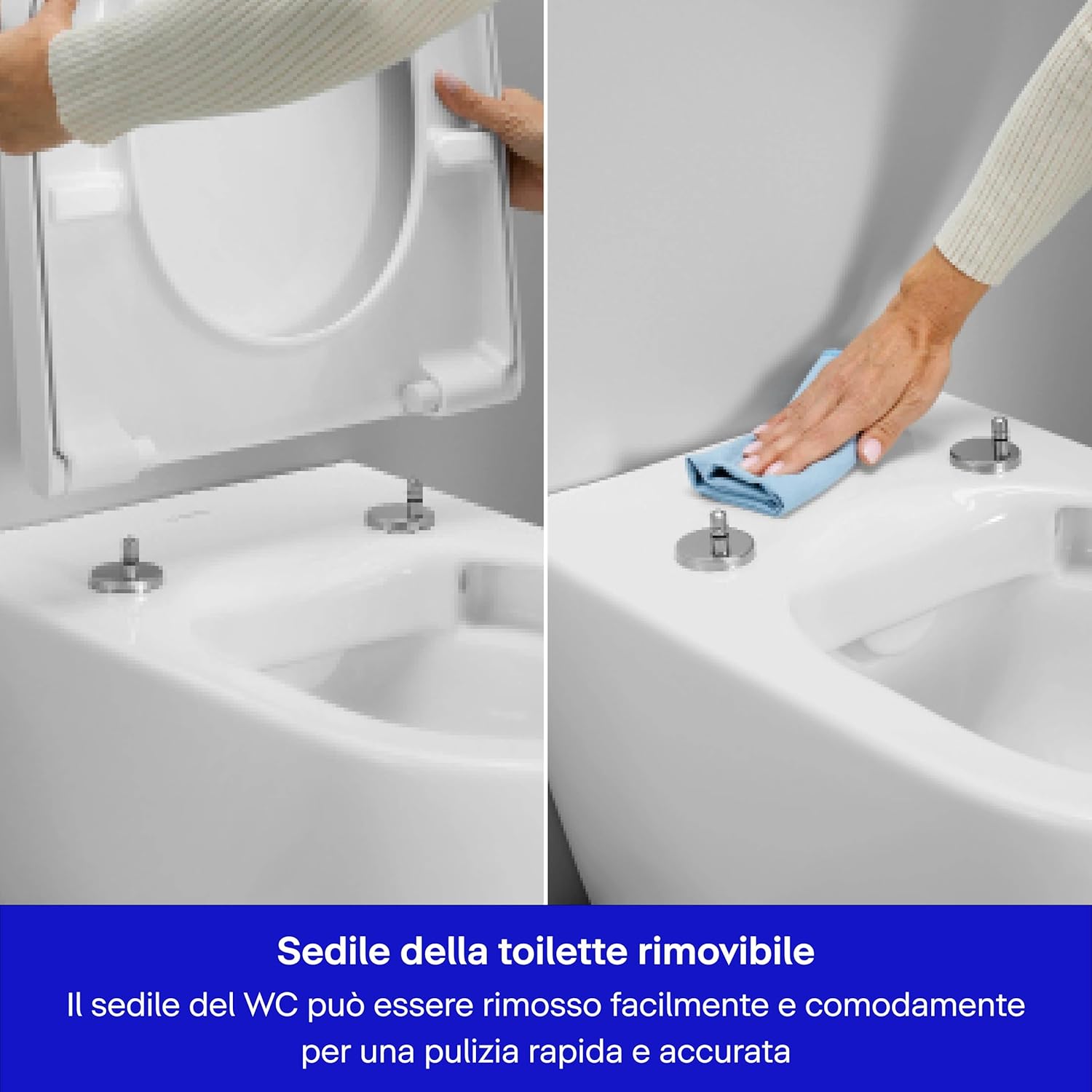 Duravit Sedile WC Universale Ovale, Bianco - immagine 3