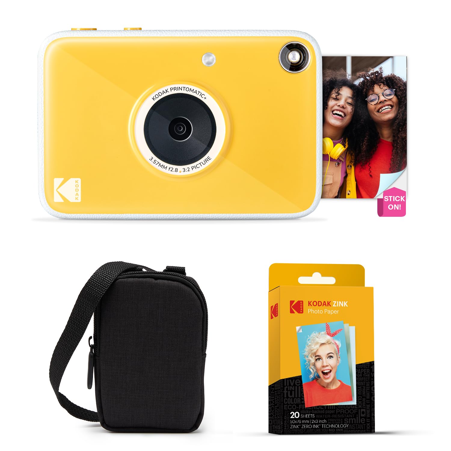 Kodak Printomatic+ Fotocamera Istantanea 10MP, Giallo
