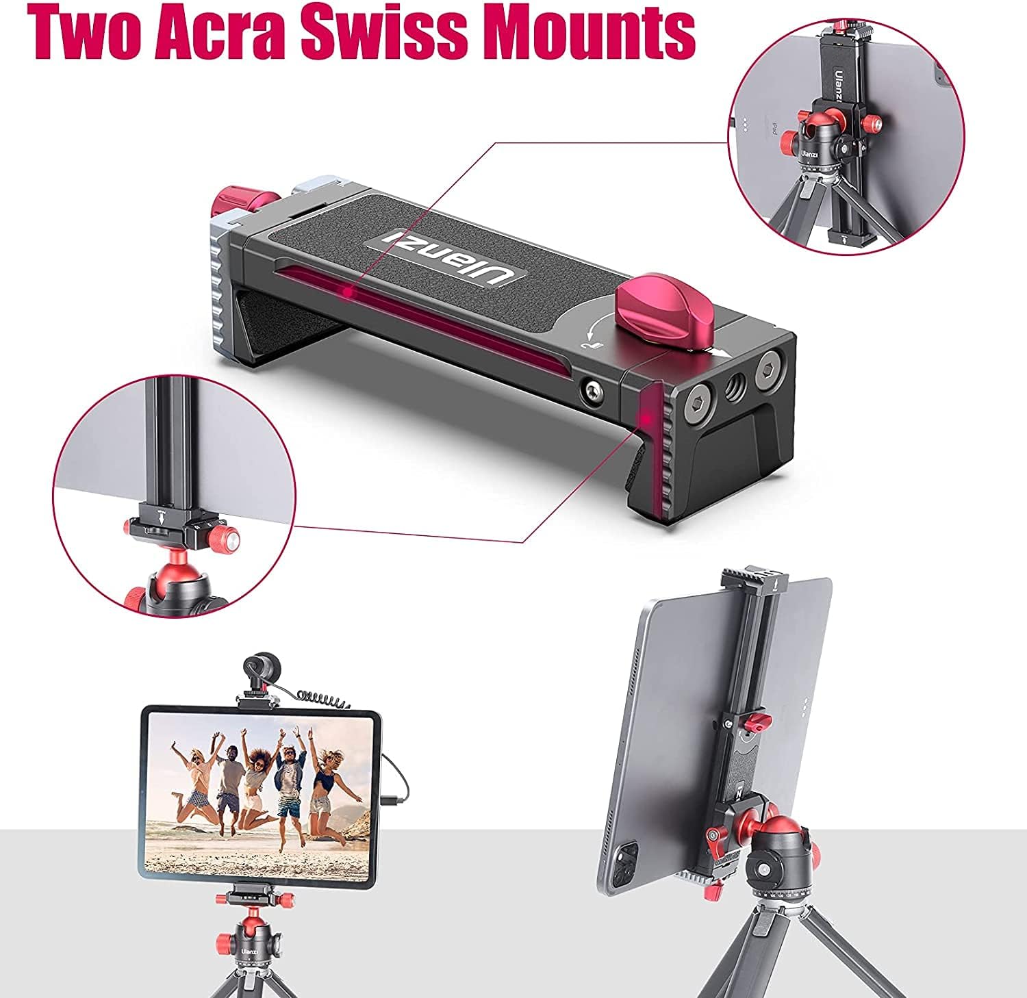 Ulanzi Supporto per Tablet Metallo U-Pad III - immagine 4