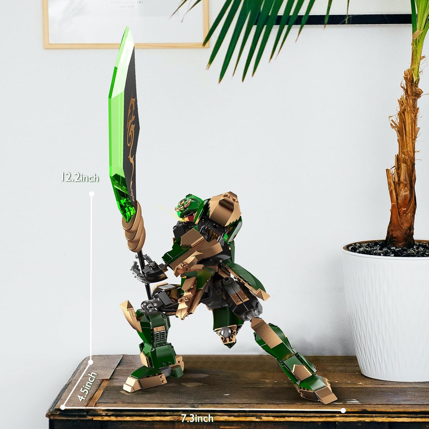 JMBricklayer Mecha 70125 - Kit Robot Warrior Hero 744 pezzi - immagine 5