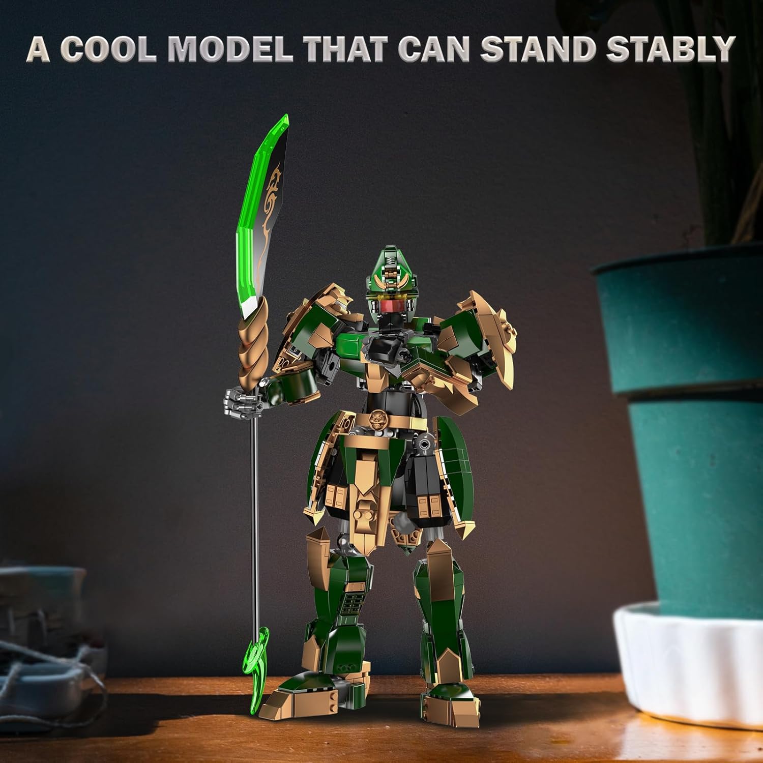 JMBricklayer Mecha 70125 - Kit Robot Warrior Hero 744 pezzi - immagine 6