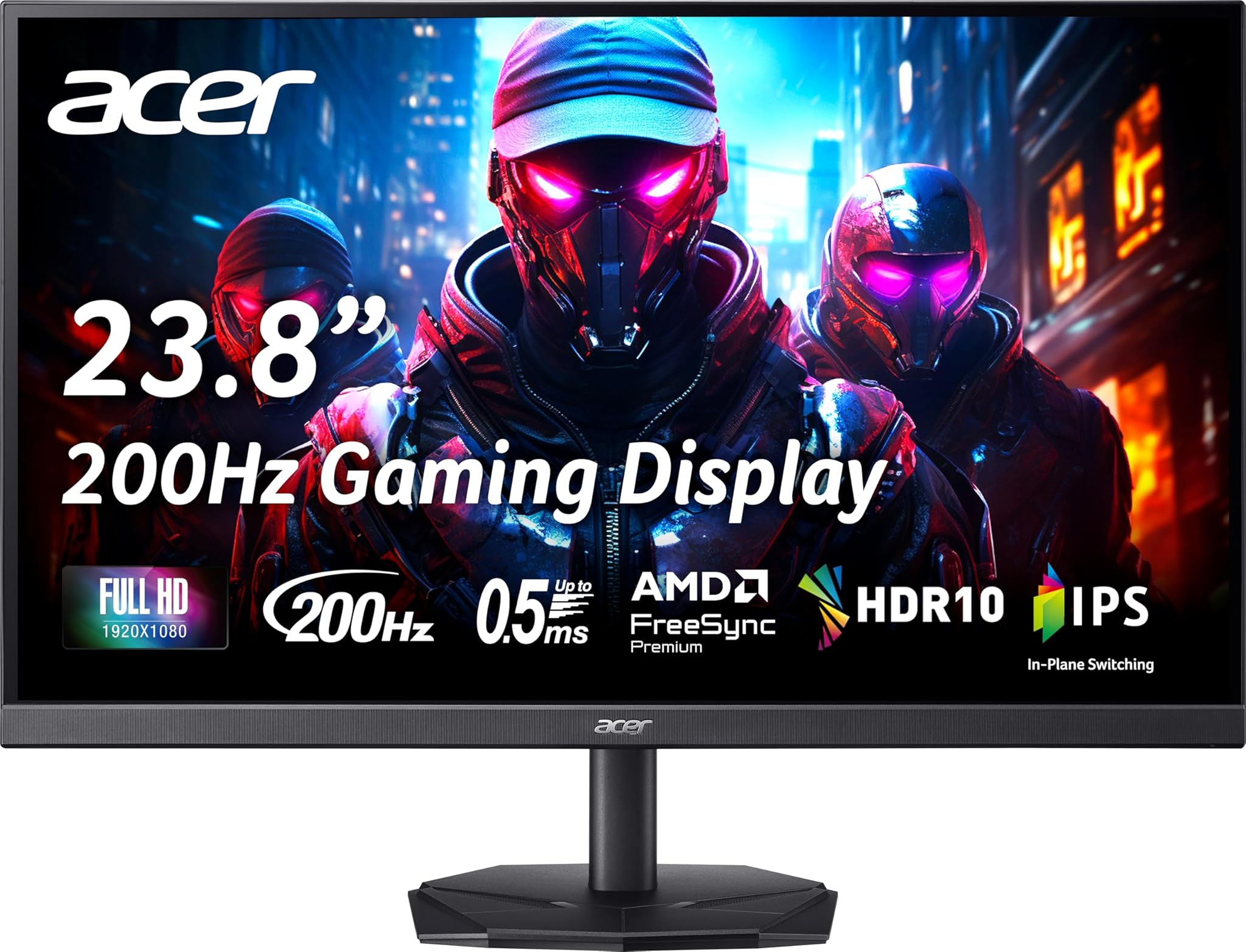 Acer Nitro KG242YX1bmiipx Monitor Gaming 23.8" FHD IPS 200 Hz