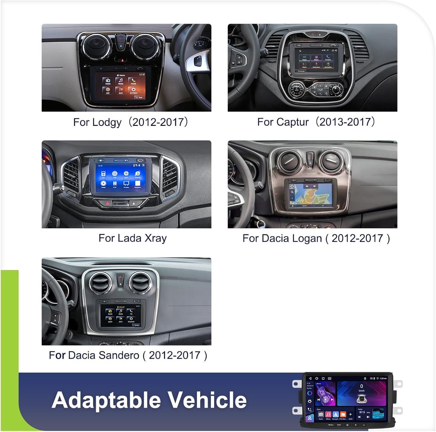 Sixwin Autoradio Android 13 con CarPlay/Android Auto 8 Pollici - immagine 3