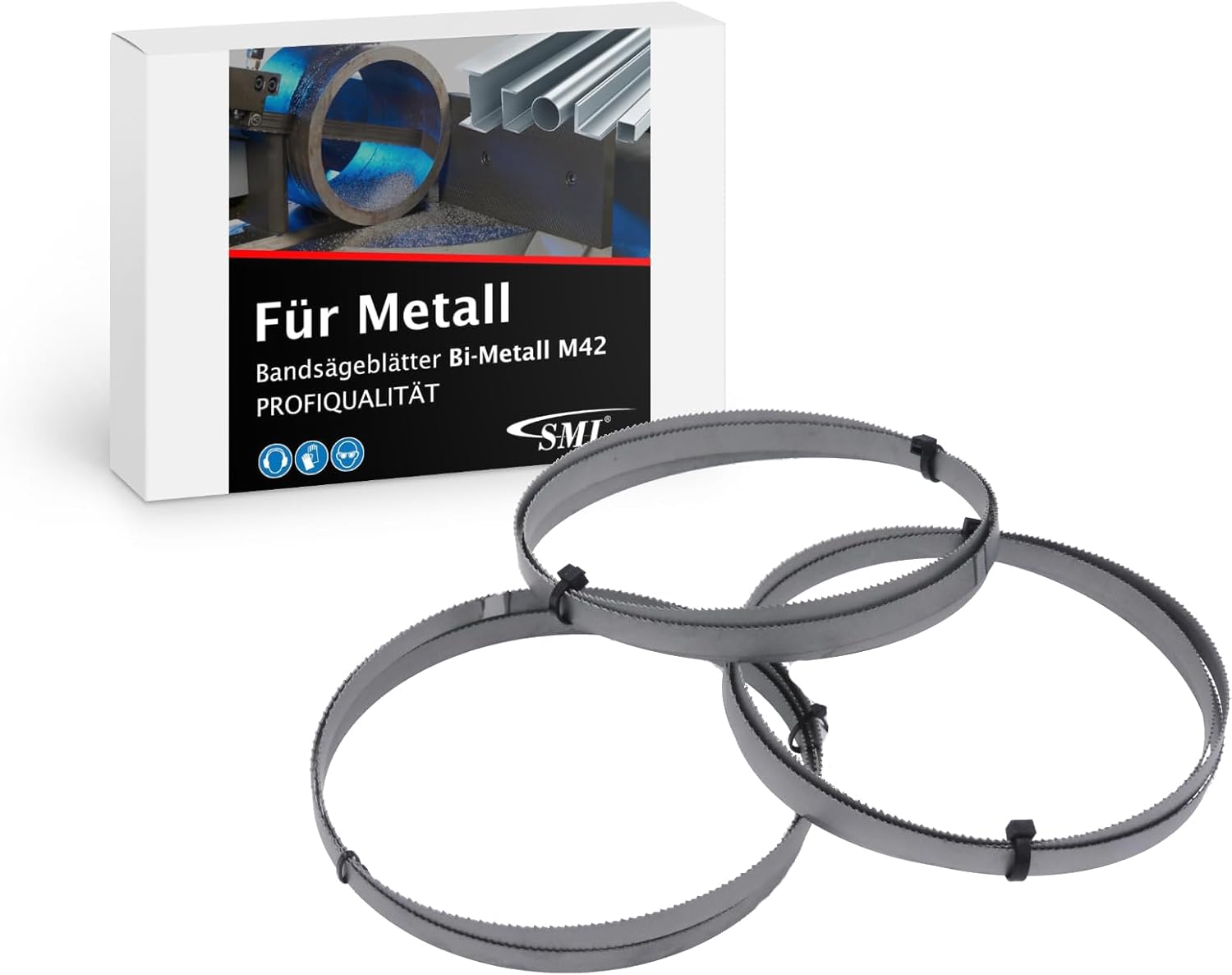 Set 3 Lame Sega a Nastro Bimetalliche M 42