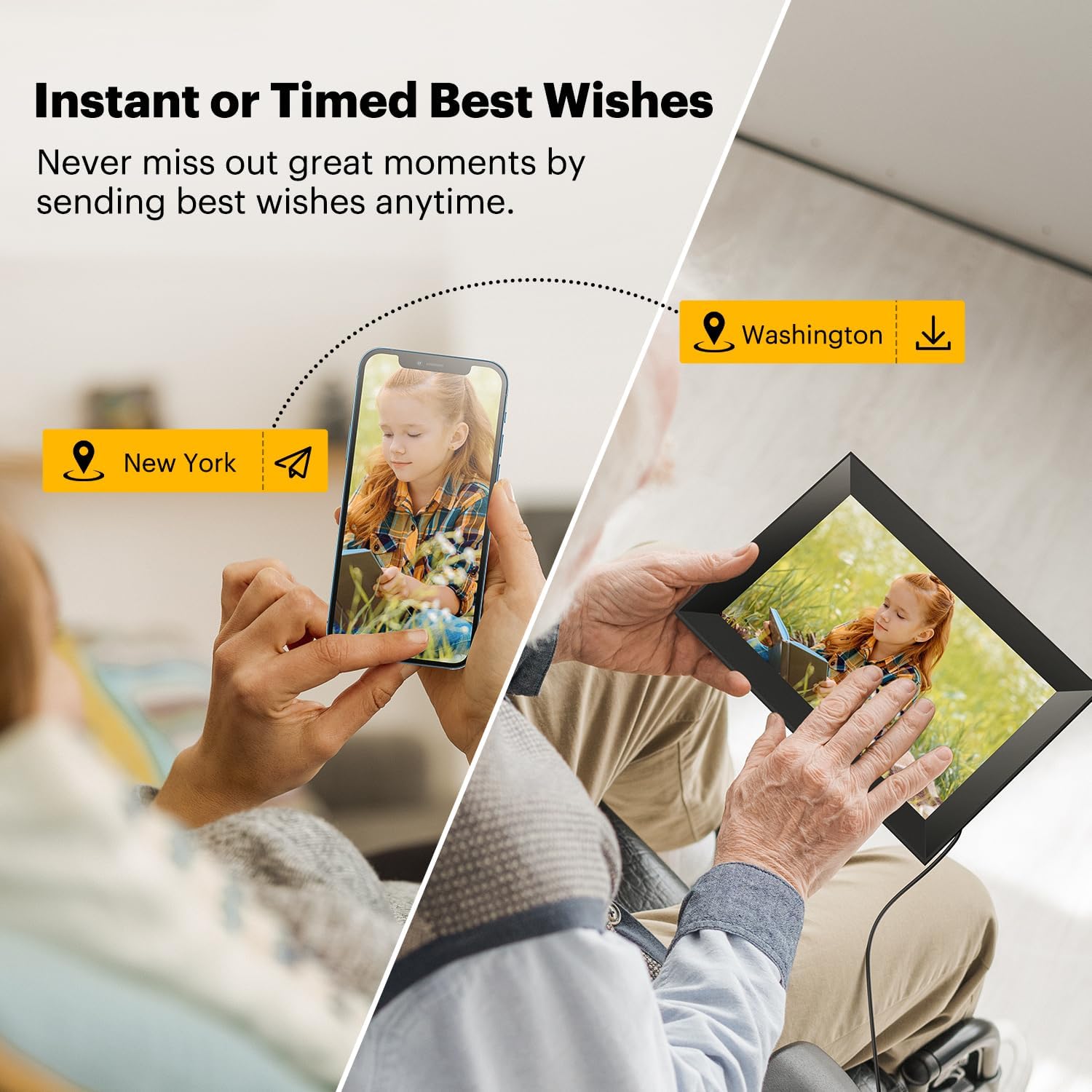 Kodak Cornice Digitale WIFI 10.1 Pollici IPS Touch - immagine 2