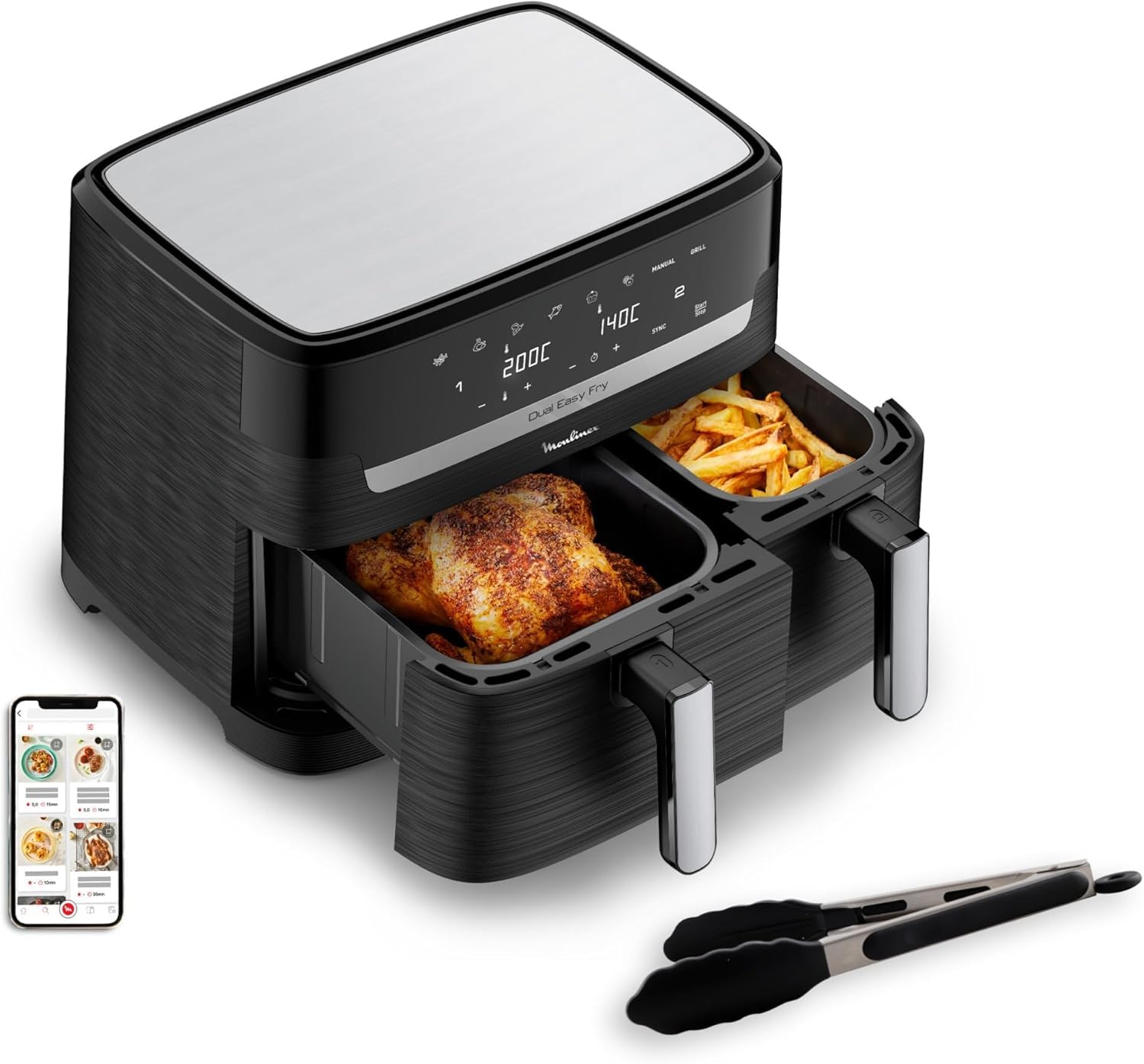 Moulinex Easy fry Essential Inox 8,3L Air Fryer