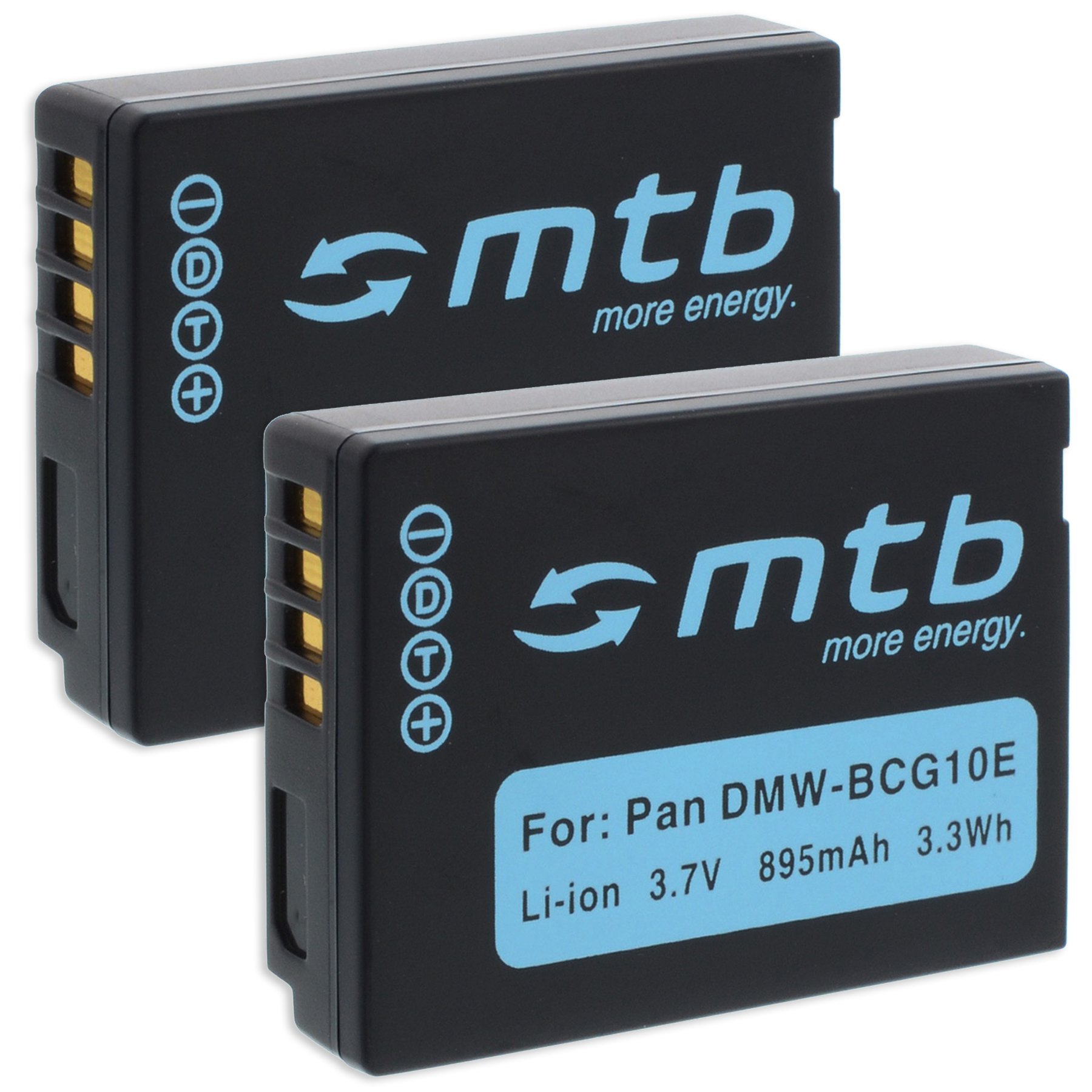 2x Batteria Compatibile Panasonic DMW-BCG10E