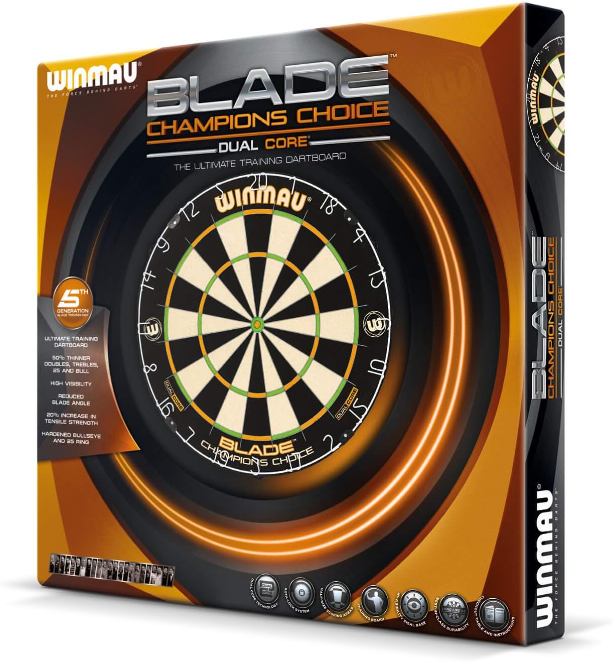 WINMAU Blade Champions Choice Dartboard - immagine 4