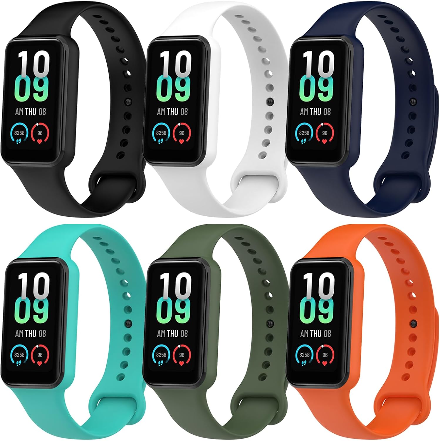 BDIG Cinturini per Amazfit Band 7 - 6 Pezzi - immagine 1