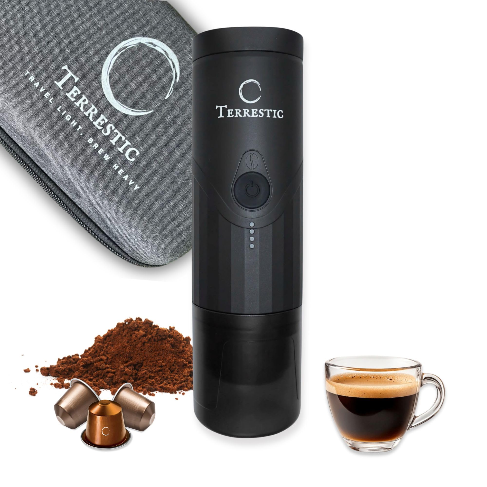 Terrestic Dose Macchina Caffè Espresso Portatile Elettrica