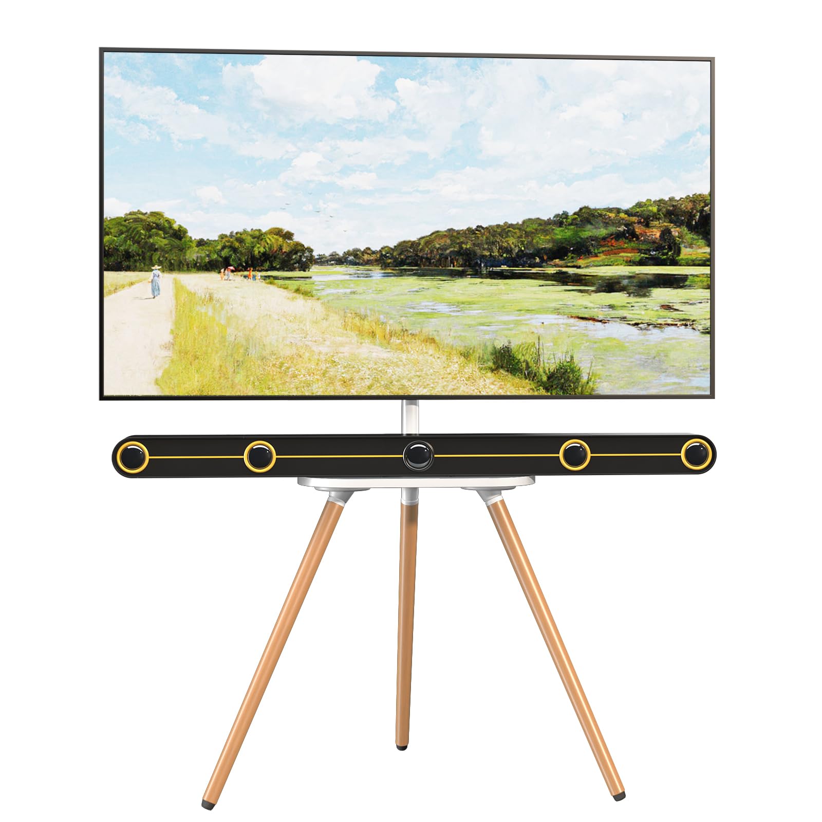 Putorsen Tripod Supporto TV Universale 43"-65", Bianco