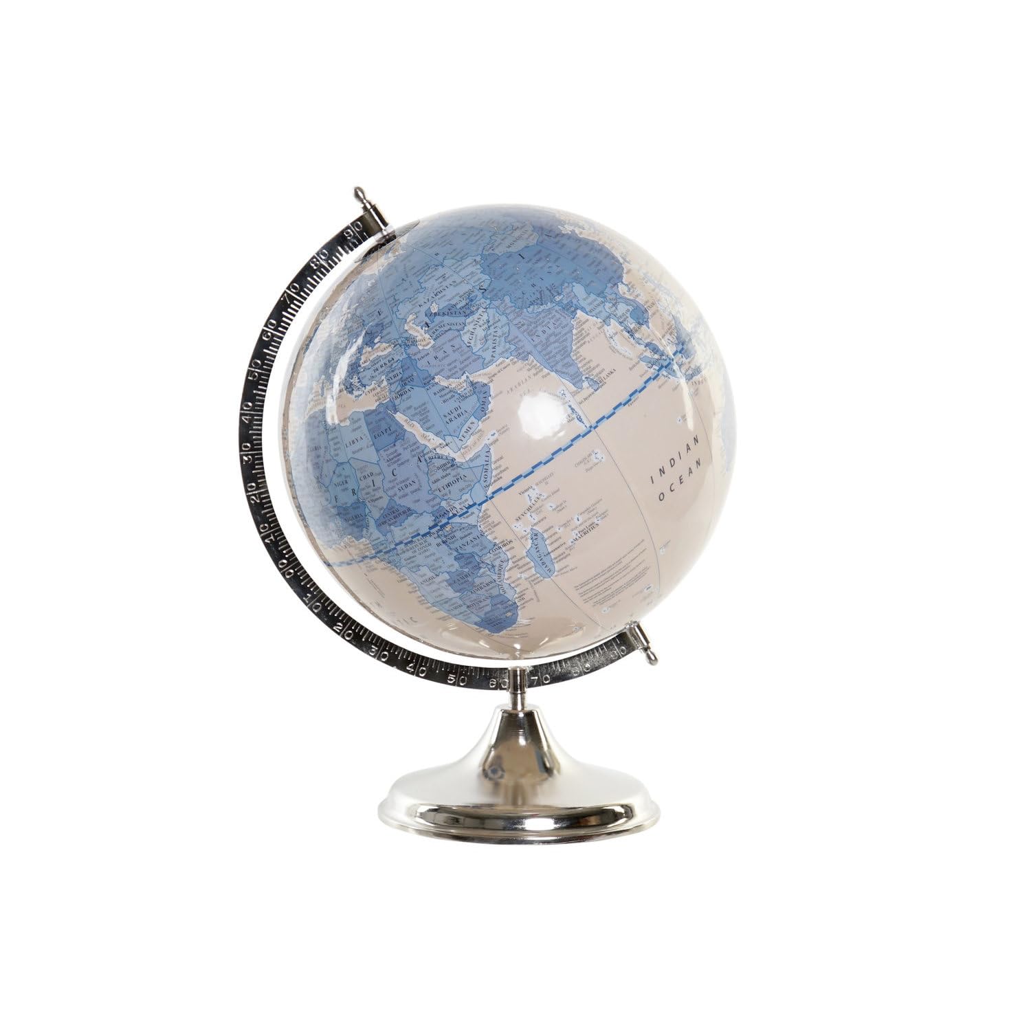 GLOBO TERRAQUEO METAL PLASTICO 34X32X43