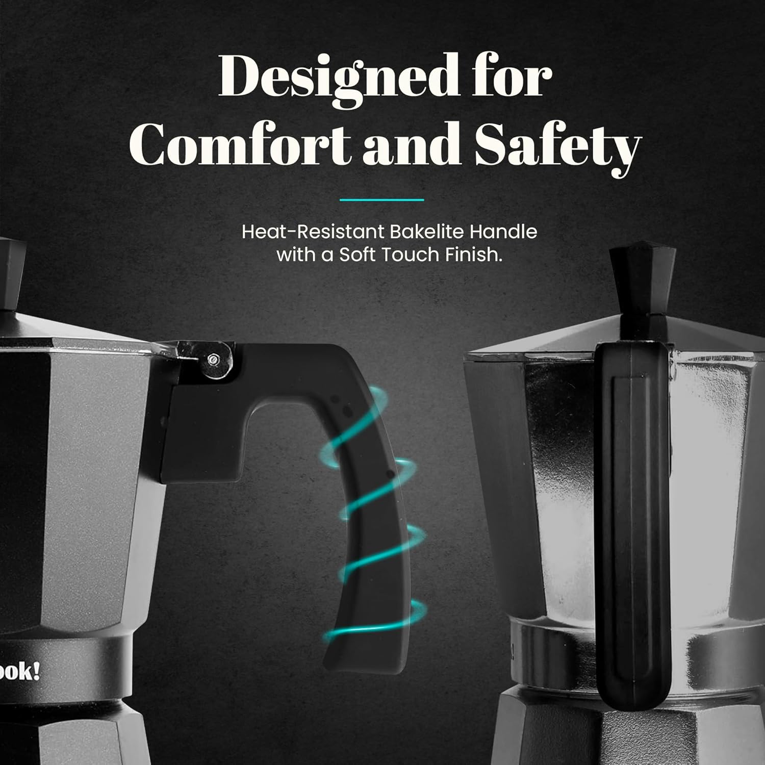 Wecook! Luccia Caffettiera Italiana a Induzione 12 Tazze - immagine 6